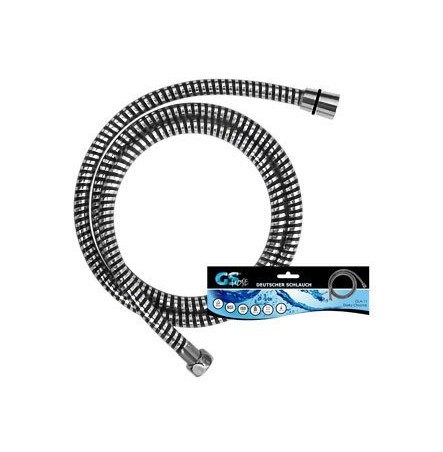 Шланг для душа винил черный Silver GS L=1,5м GLA-11-Black