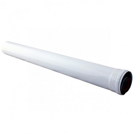 Труба дымоотвод Ду 60/100 L=1м коаксиальн б/комплекта Ariston 3318005