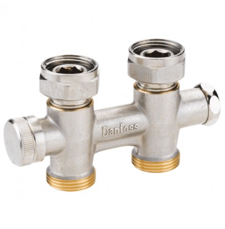 Узел подключения радиатора RLV-KD для двухтруб систем Ду 20 угл Danfoss 003L0243