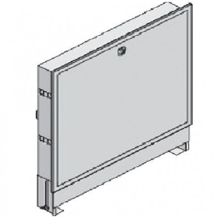 Шкаф коллекторный встроенный сталь Vario PT 820-910х790х120-180мм Uponor 1046993