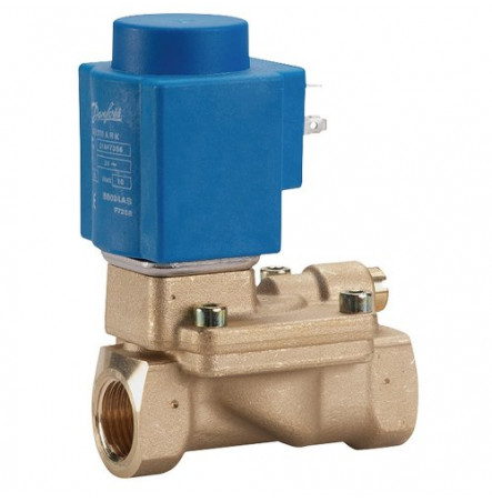 Клапан эл/магн латунь EV220W Ду 20 ВР/ВР НО с катушкой 24В Danfoss 042U436519