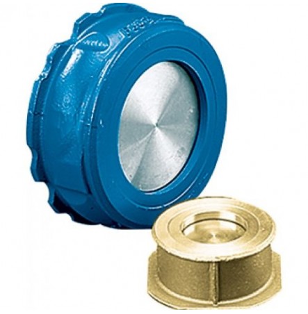 Клапан обратный латунь NVD 802 Ду 32 Ру16 межфл дисковый Danfoss 065B7520