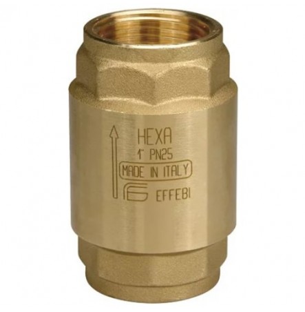 Клапан обратный латунь NRV EF Ду 20 Ру25 ВР/ВР пружинный Danfoss 065B8225