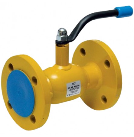 Кран шаровой стальной газ DZT Ду 15 Ру40 фл BROEN 7110340015