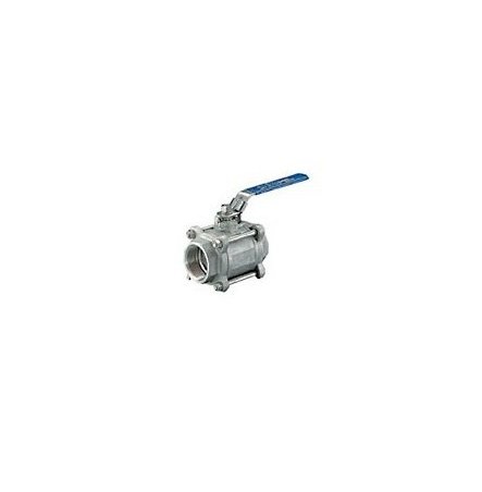 Кран шаровой стальной нерж X3777 Ду 15 Ру63 ВР рычаг Danfoss 149B6043