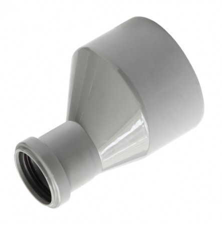 Переход PP-H эксцентрический серый Дн 110х50 VALFEX 25110050