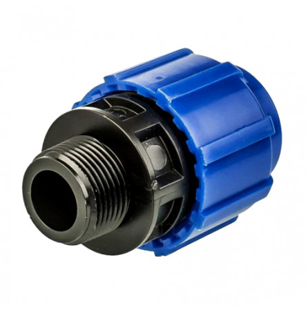 Муфта ПЭ НР Дн 50х1 1/2" нап компресс ТПК-АКВА 50030050