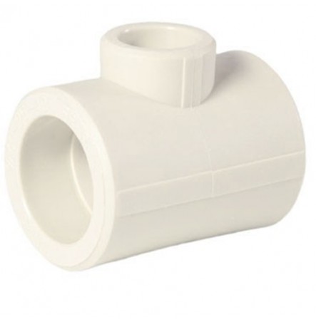 Тройник PP-R переходной бел Дн 125х40х125