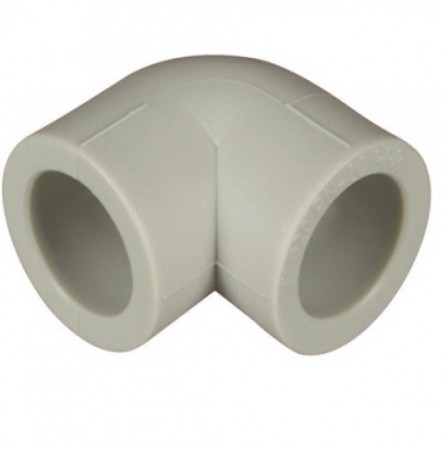 Угольник PP-R сер Дн 50х90гр VALFEX 10108050Г