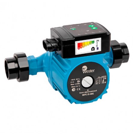 Насос циркуляционный WPE 25-60G с гайкой Wester