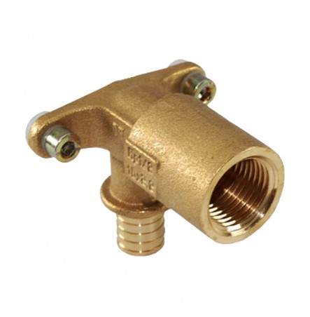Водорозетка для PE-X латунь RAUTITAN MX Дн 20х1/2" ВР удлинённая Rehau 11384511405
