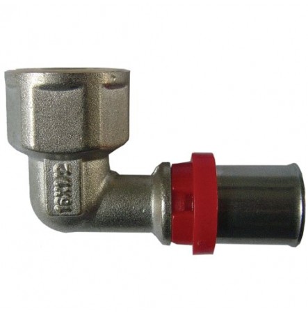 Угольник МП латунь Faro Дн 26х1" ВР пресс STC 6510
